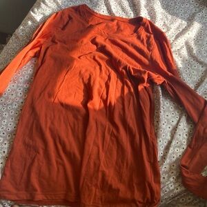 Orange Long-sleeve Women’s T-Shirt